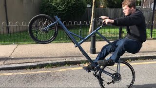 I WHEELIED A CARGO BIKE!!