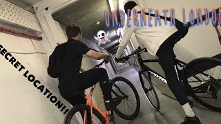 RIDING UNDERNEATH A HOSPITAL!!