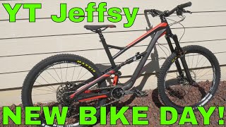 NEW BIKE DAY! YT JEFFSY UNBOXING AND BUILD