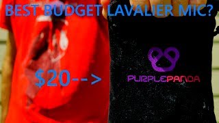 $20 PURPLE PANDA LAV MIC TEST! THE BEST BUDGET...