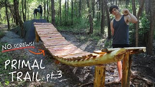 Building a massive bike jump WITHOUT power...