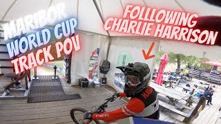 Maribor World Cup Track POV following Charlie...