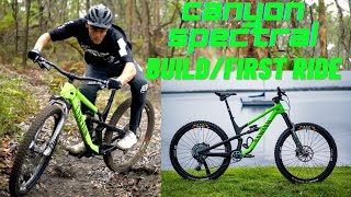 Canyon Spectral 2021 build/First ride! | Jack...