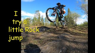 try to jump my bike VOL.1 at Lysløypen - Mosåsen