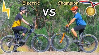 QLD State Champion vs E Bike | Hillview Drive...