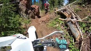 Husqvarna TX300 at Onion Lake - Lytton, B.C.