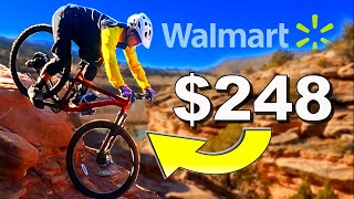 Walmart Bike Survives Real Mountain Bike Trails!