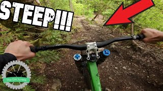 STEEPEST TRAIL I'VE EVER RIDDEN!!! // Vedder...