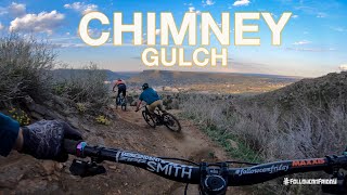 Riding Chimney Gulch with Dacre Dunn and Marty...