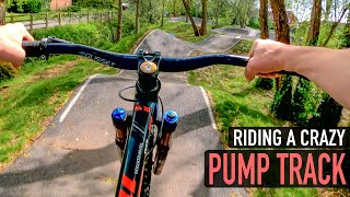 RIDING A CRAZY PUMP TRACK & HITTING NEW...