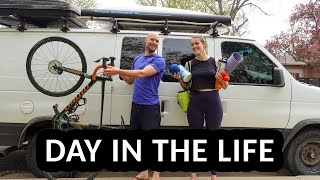 DAY IN THE LIFE - two PRO MTB athletes...