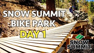 Hitting New Features at Snow Summit Bike Park!