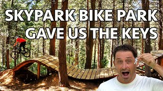 We Had Skypark Bike Park All to Ourselves!