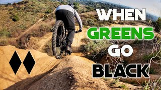 New steeps, chutes & jump park on a not so...