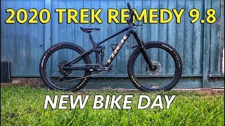 2020 Trek Remedy 9.8 Bike Check | New MTB Bike Day