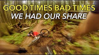 Crashed On Top of His Bike | Mountain Biking...