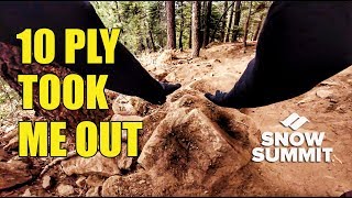 Riding Snow Summit's Double Black Blind |...
