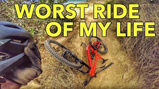 3 Crashes in 3 Minutes | My Worst MTB Ride |...