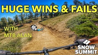 Pushing the limits = more crashes at Snow...