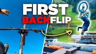 LEARNING THE BACKFLIP!! Bikepark Leogang Opening