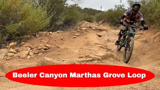 Mountain Biking Beeler Canyon Marthas Grove...