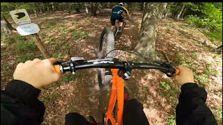 TAKING MY C100 DOWNHILL MOUNTAIN BIKING!!