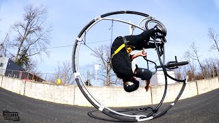 First Ever Barspin On The Roller Coaster Bike!