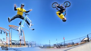 Pogo Bike And BMX Bike At Long Branch Skatepark!