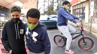 Surprising A Kid With A $1,000 Bike For FREE!...