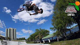 Back Flipping a 'Florida Box Jump' In High...