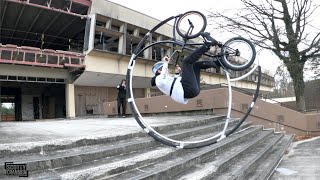 Roller Coaster Bike Rides Down Stairs For The...