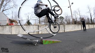 Roller Coaster Bike Is Breaking The Ramps!