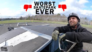 This Skatepark Is Terrible But We Still Ride It!