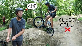 On The Verge Of Crashing At The Trails!