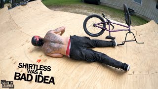Riding Shirtless Is Always A Bad Idea!