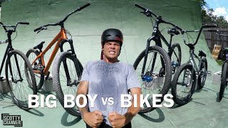 Big Boy's Backyard Ramp Trick Challenge On All...