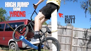 HIGH JUMP GONE WRONG!