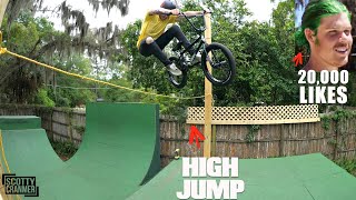 Highest Fly Out Challenge On Big Boy's Ramp!