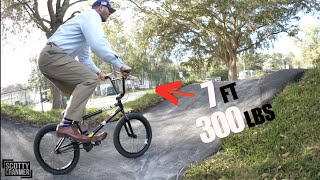 7ft Tall 300 lbs Ex WWE Superstar Mayor On A...