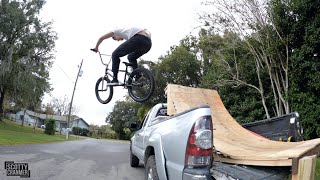 Pickup Truck BMX Ramp Is Sick!