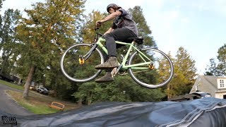 Backflip On My Mother's Bike And She Is NOT...