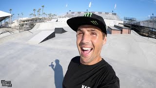 Only One Week To Ride This Concrete Skatepark...