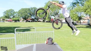 SUPERMAN Straight Into The Skatepark!