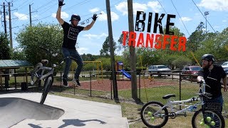 Big Daddy Bike Transfer At The Skatepark!