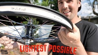 Building The Lightest Wheels Possible!