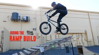 BUILDING A RAMP FOR A GOLD MEDAL TRICK!