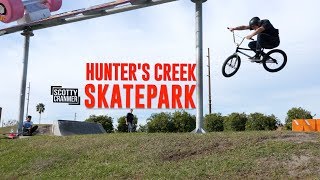 SKATEPARK GRASS HILL JUMP!