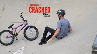 I CRASHED AGAIN AT THE SKATEPARK!