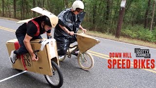 CARDBOARD BIKE DOWNHILL RACE!