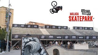 FIRST TIME RIDING AN AMAZING SKATEPARK IN SPAIN!